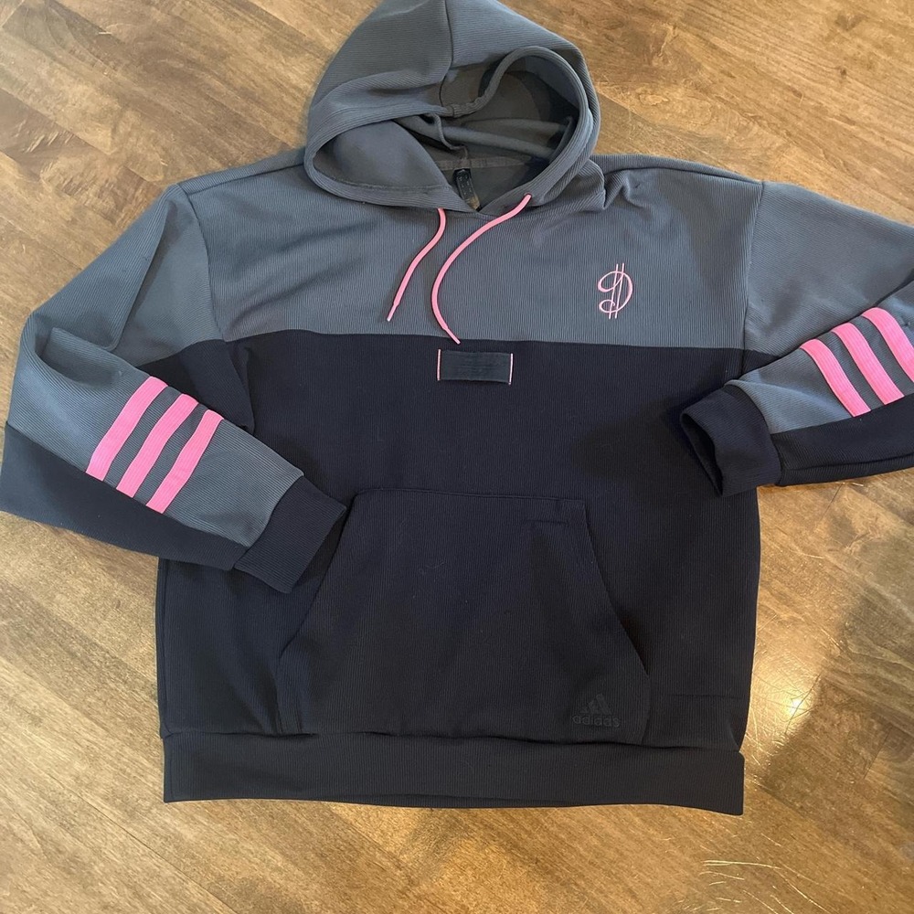 Adidas, diva pink hoodie, elevated skater, sporty, girly athletic